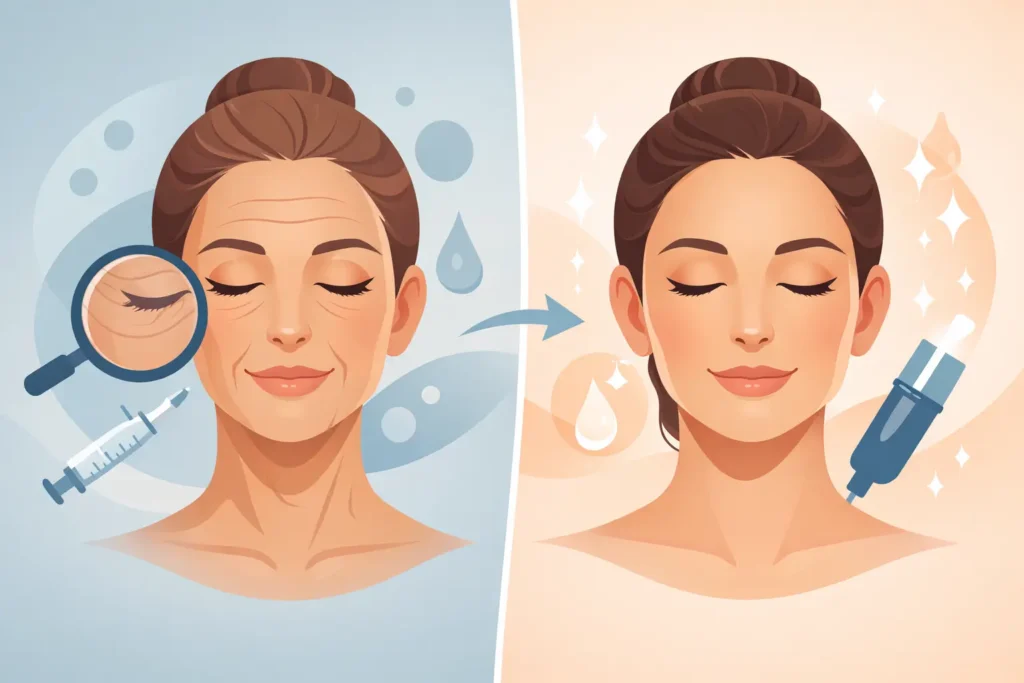 Non Surgical Facial Rejuvenation Before and After